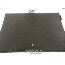MONTBLANC Meisterstuck Selection porta tablet/documenti saffiano tortora 109635